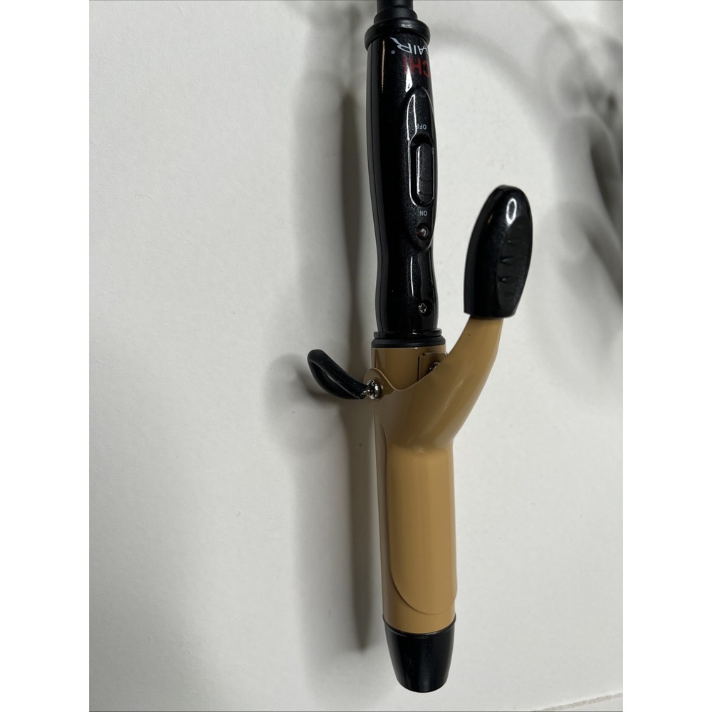 CHI Air Ceramic Curling Iron 1" Barrel Black Brown Digital Display Compact
